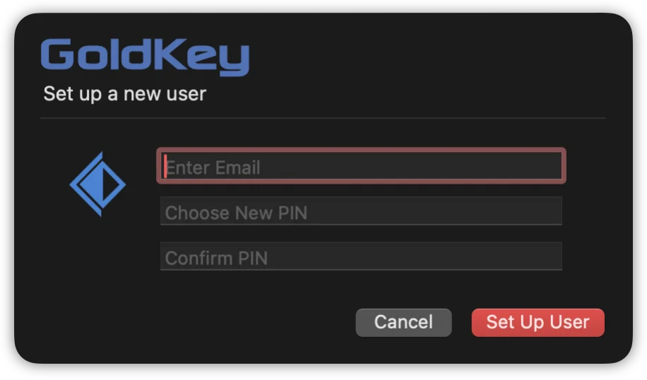 Create your GoldKey PIN to enable secure sign in to Acellus.