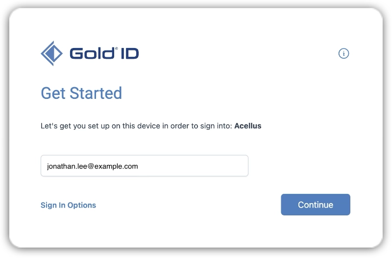 Setup your Gold ID for secure access to Acellus.